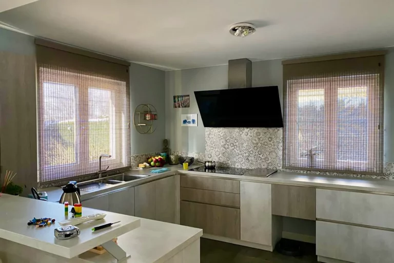 Stores en bois tissé